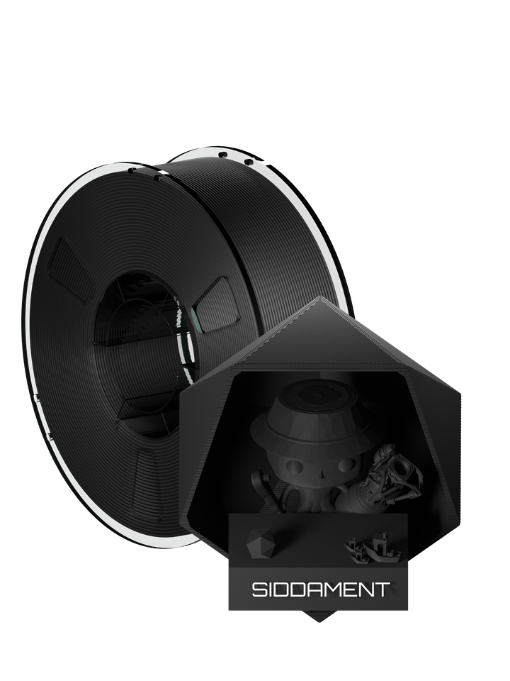 CNTRL P PLA filament spool in black